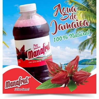 Agua de jamaica 500 ml