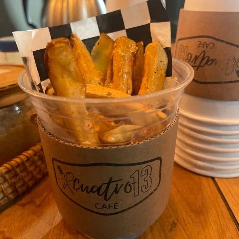 Papas Fritas Con Chipotle Vaso