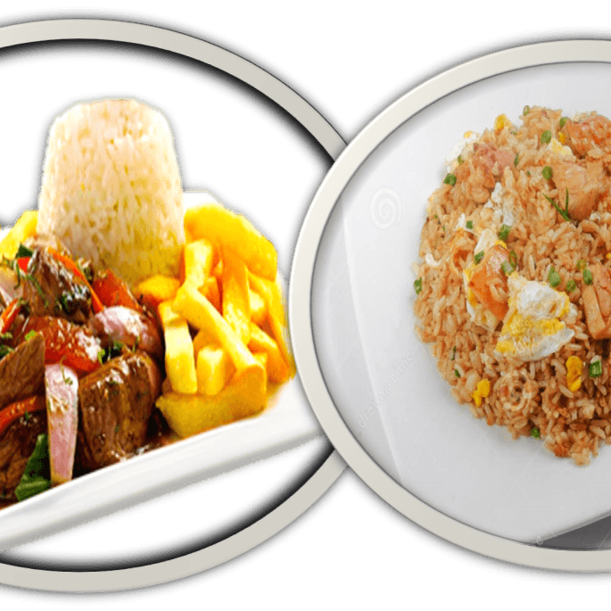 COMBO 1 ( LOMO SALTADO + CHAUFA DE POLLO)