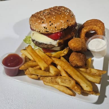 PARRILLERA FULL SAMPLER BURGUER