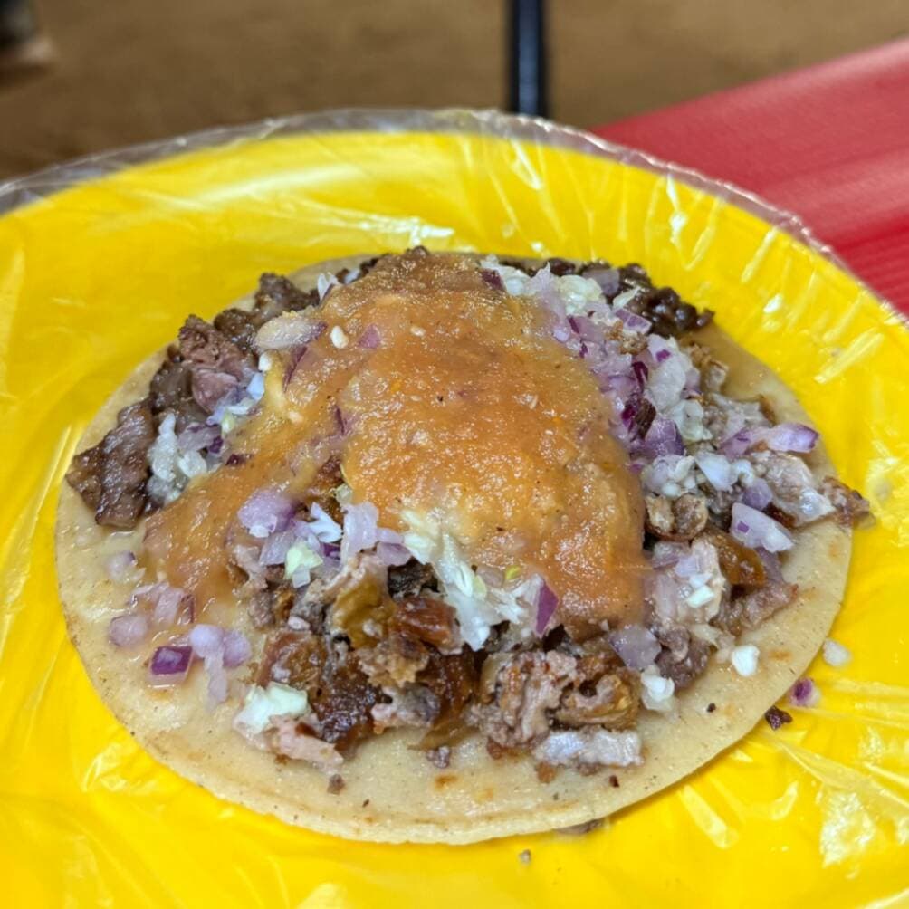 Taco de Maiz de Tripa