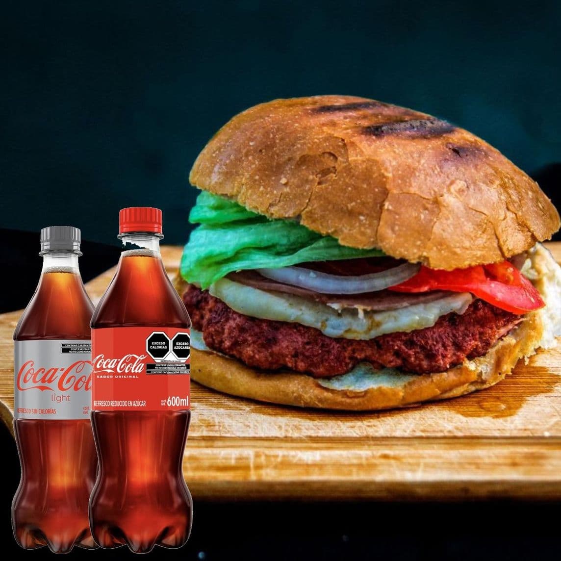 Combo Coca-Cola Hamburguesa