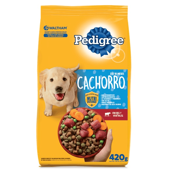 Croquetas Pedigree Cachorro 2 +18 Meses 420gr