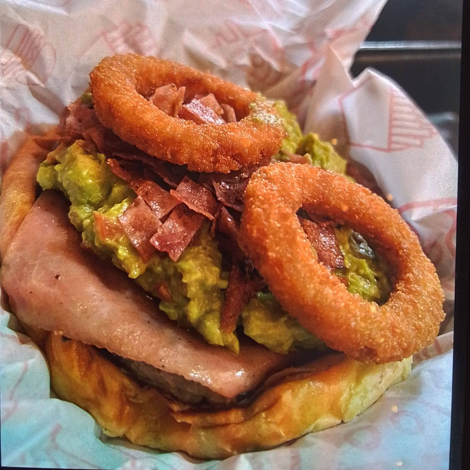 Guacamole especial hamburguesa