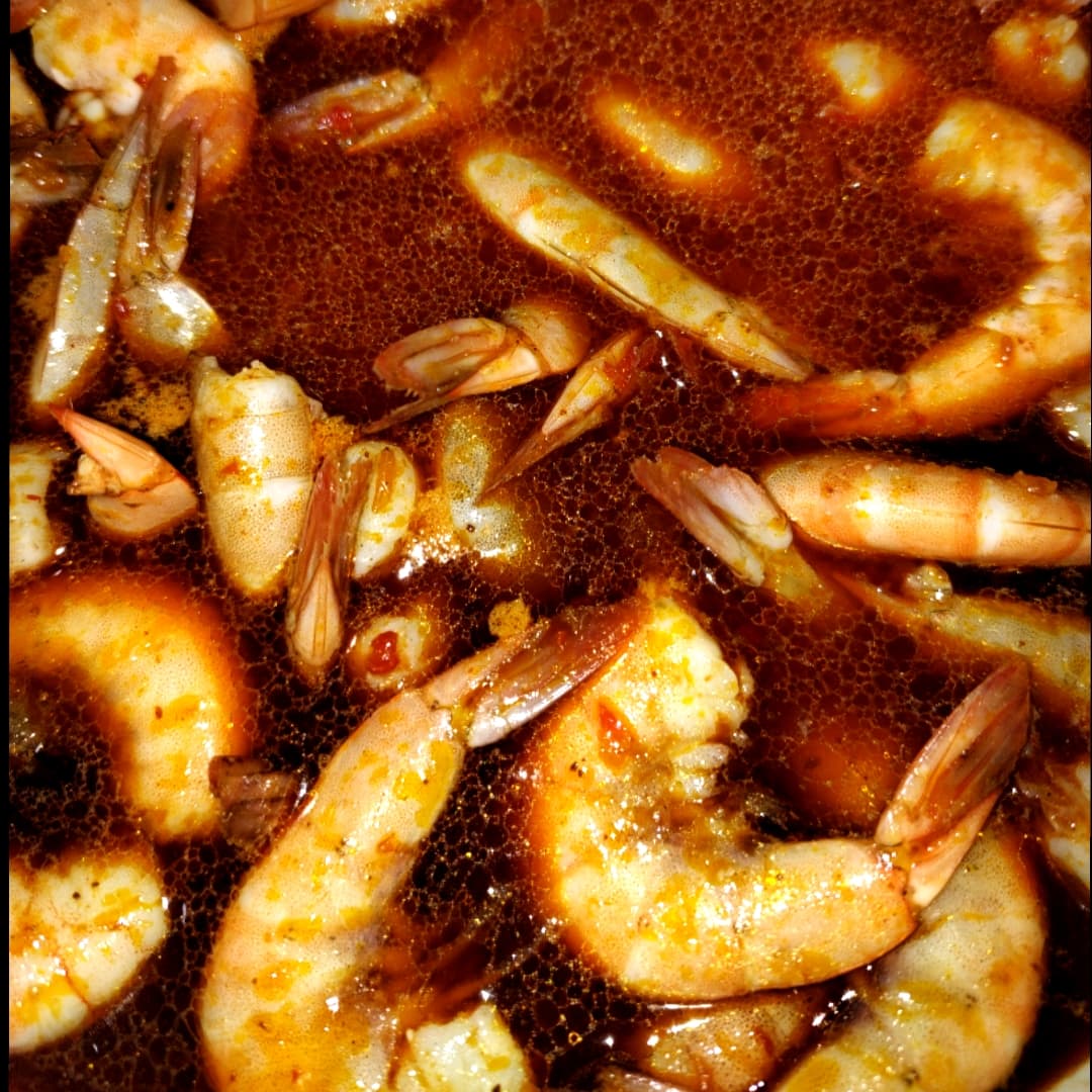 Esquite de Camarón con Salsa Oriental Picant