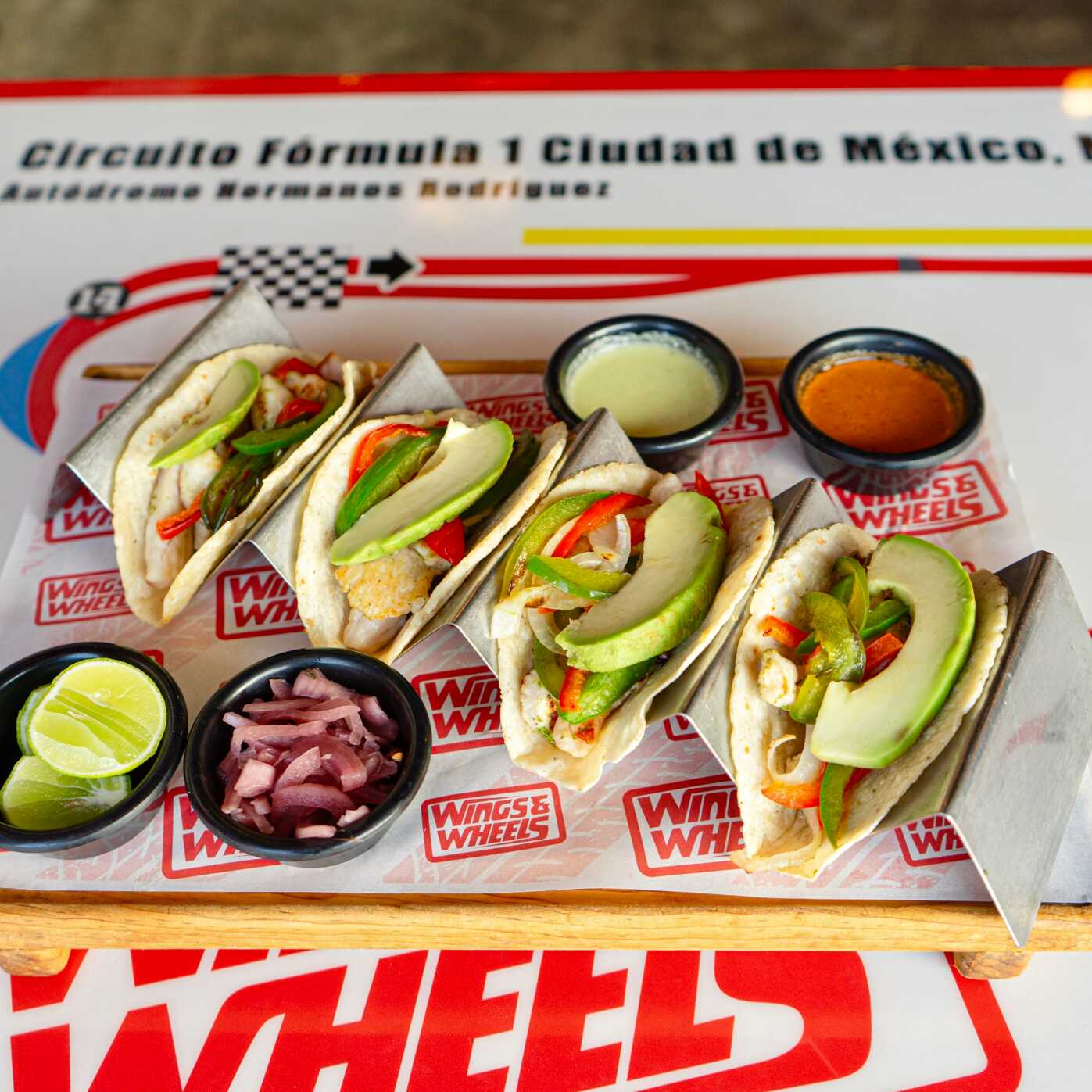 Tacos de Fajitas de Pollo
