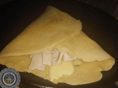 Crepa de Jamón con Queso Manchego