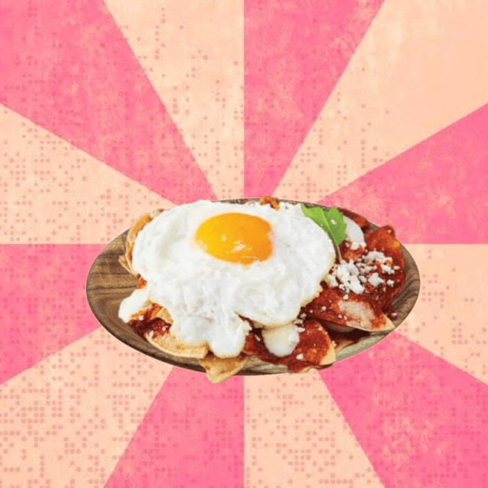 Chilaquiles Rojos con Huevo