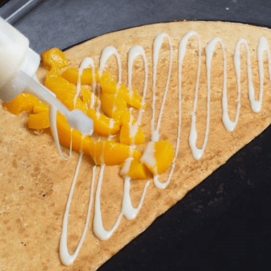 Crepa de Lechera y Durazno