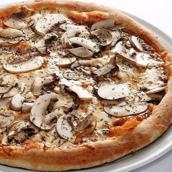 Pizza Grande Pollo con Champiñón