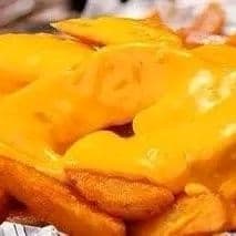 Papas gajo con queso