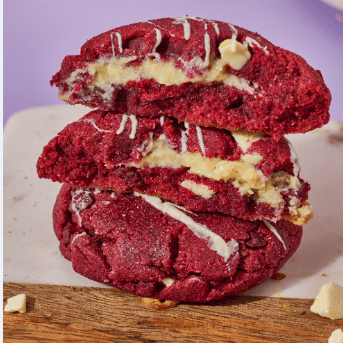 Galleta red velvet keto
