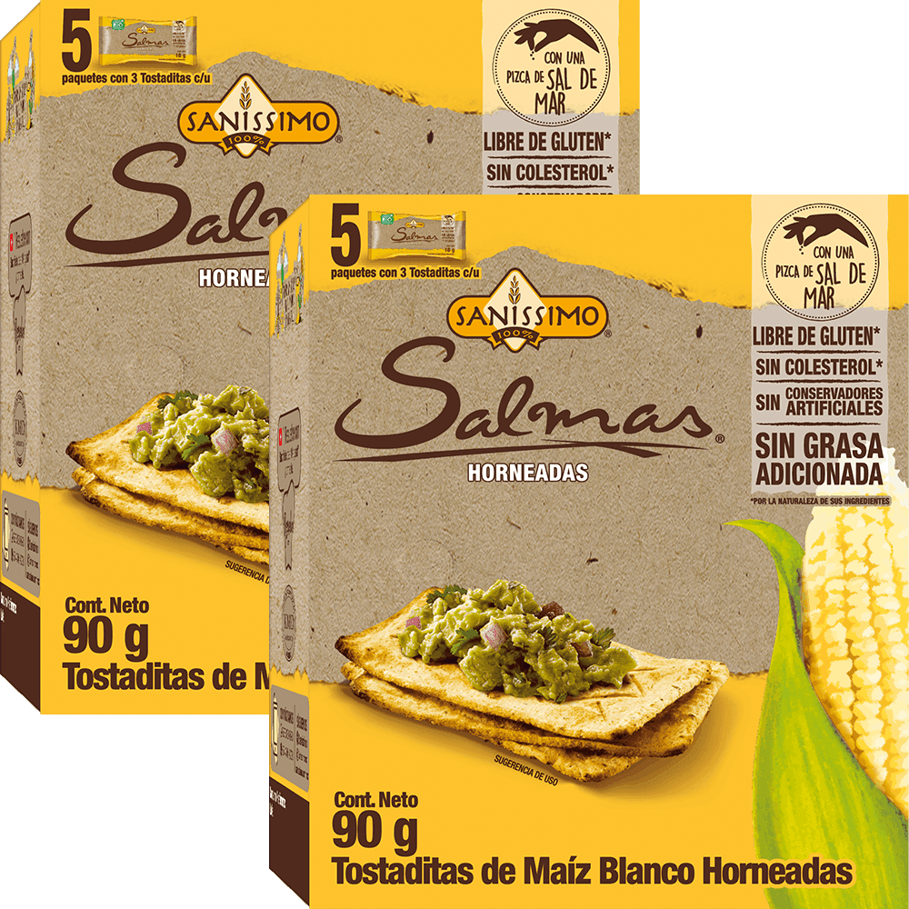 2 Galletas saladas Salmas 90gr