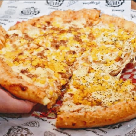 pizza borde queso 6 porciones