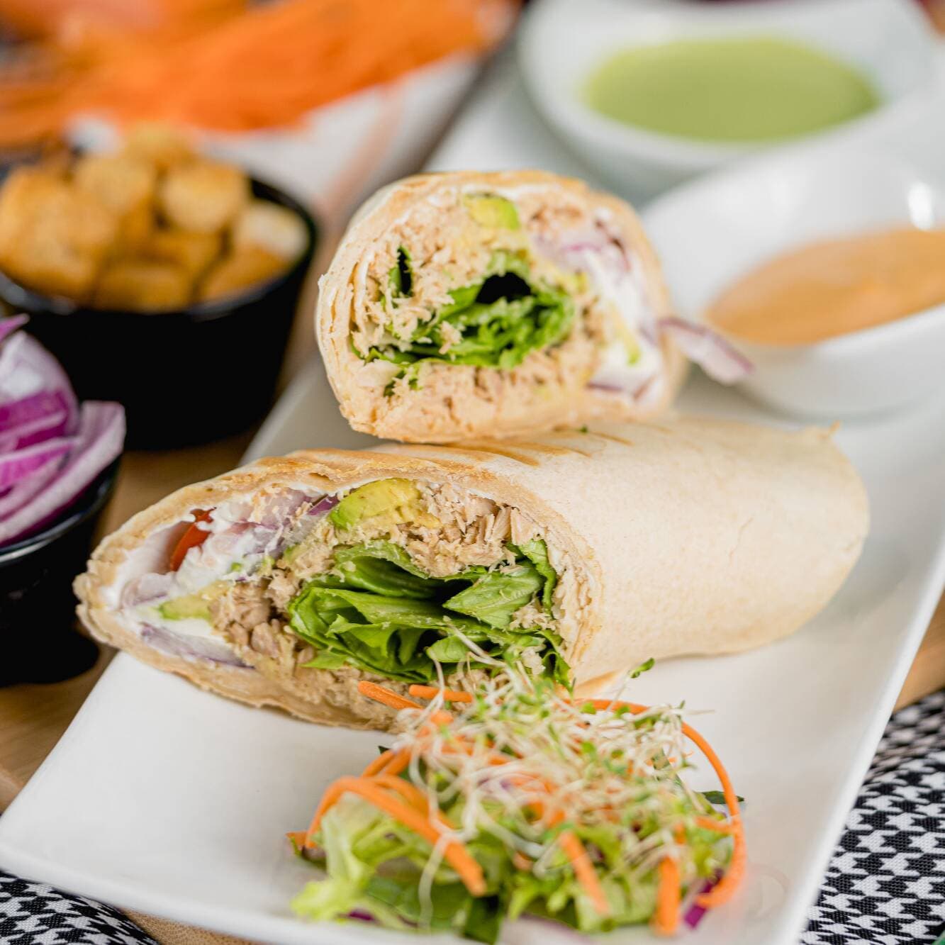 Wrap de Salmon Ahumado