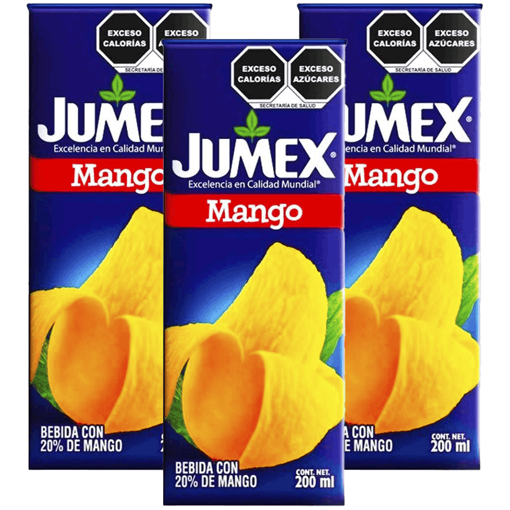 3 Jumex Mini Mango 200 ml
