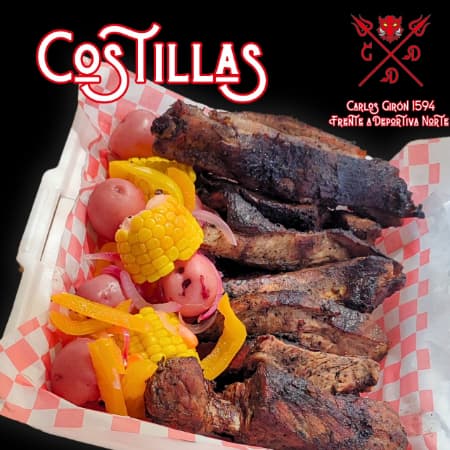 COSTILLAS AL CARBON BBQ