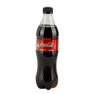 Coca Cola Sin Azúcar 600 ml Desechable