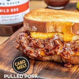 Pulled Pork Grilled Cheese