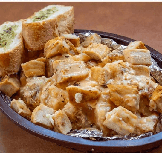 chiken papa + guacamole + bebida