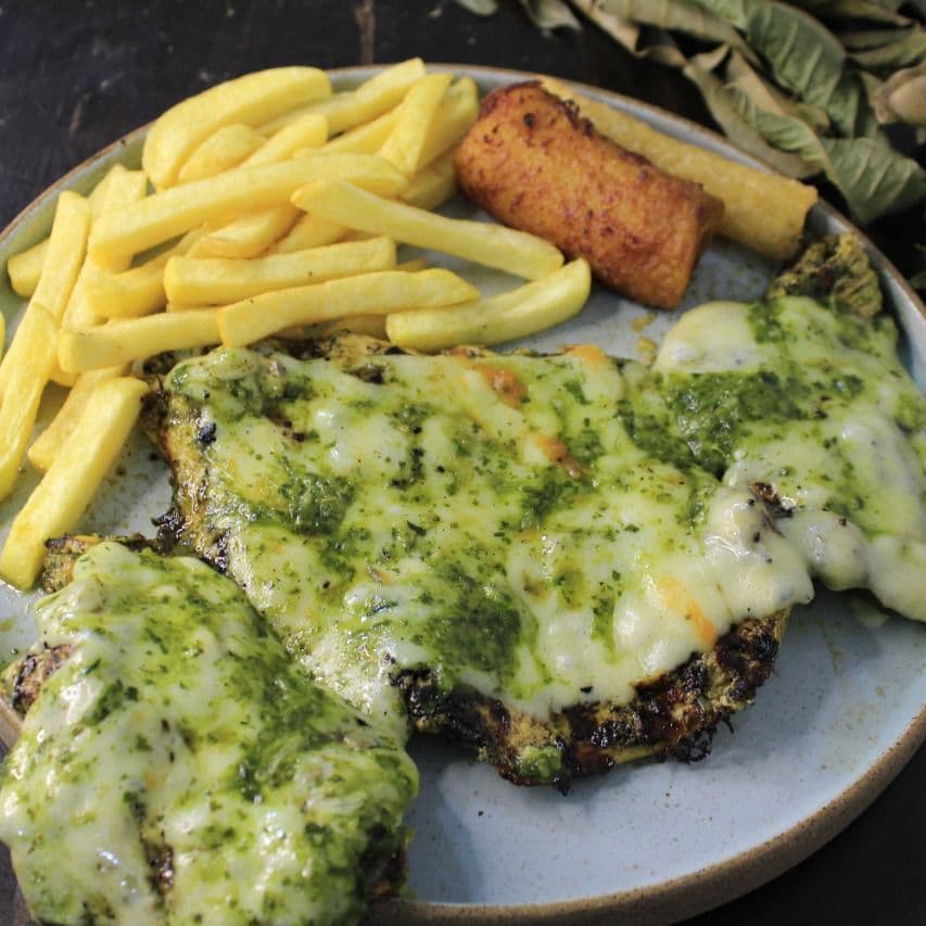 Filete de pollo gratinado