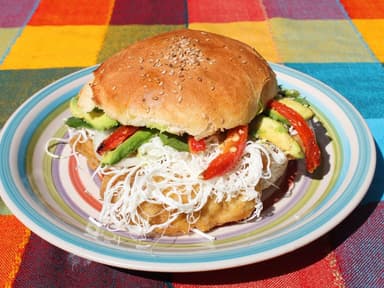 Cemita de Milanesa de Pollo