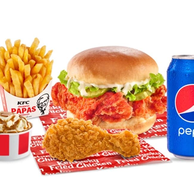MegaCombo Ke Tiras® Burger + Pollo