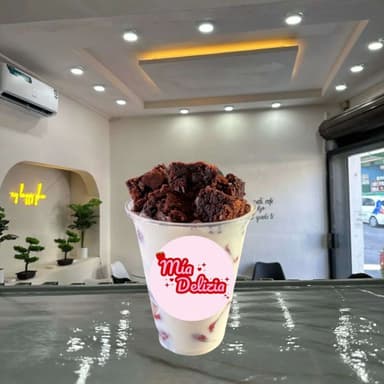 Fresas con brownie m