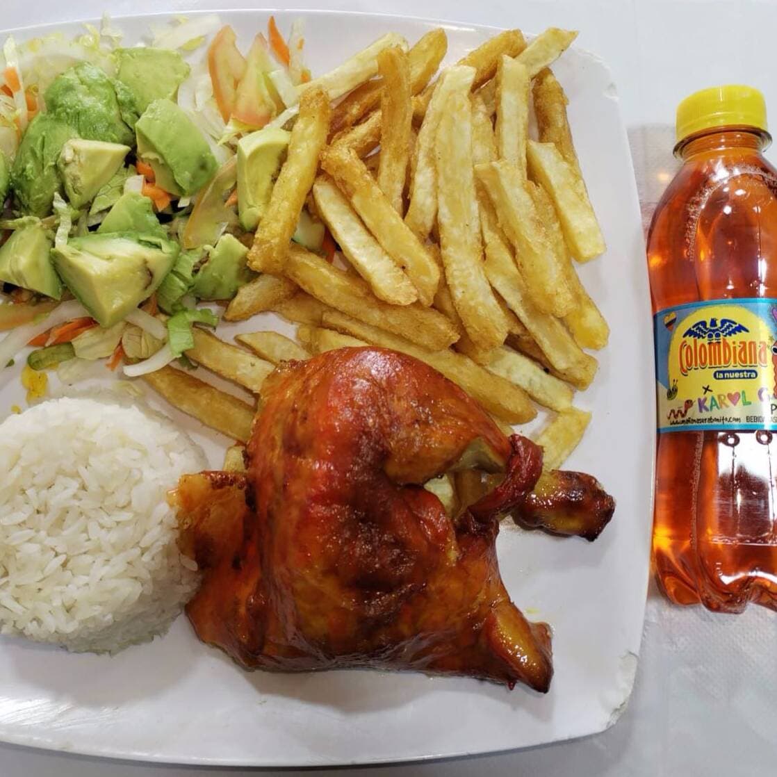 Combo 1/4 de Pollo + Bebida