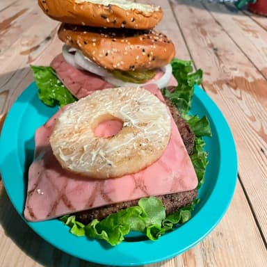 Hamburguesa de Hawaiana