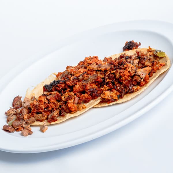 Tacos Bistec con Chorizo (2)