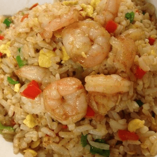 Arroz Frito con Camarones