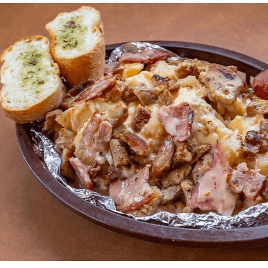 Papa  de Tocino con Asada