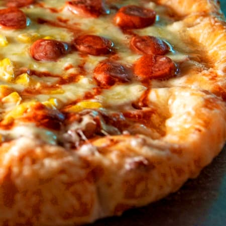 pizza mini bq 4 porciones