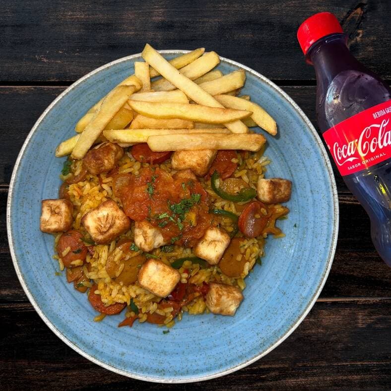 Combo Arroz Costeño + Papas + Coca Cola