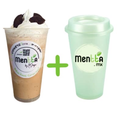 Combo Frappe Café + Termo con Tapa, 14oz.