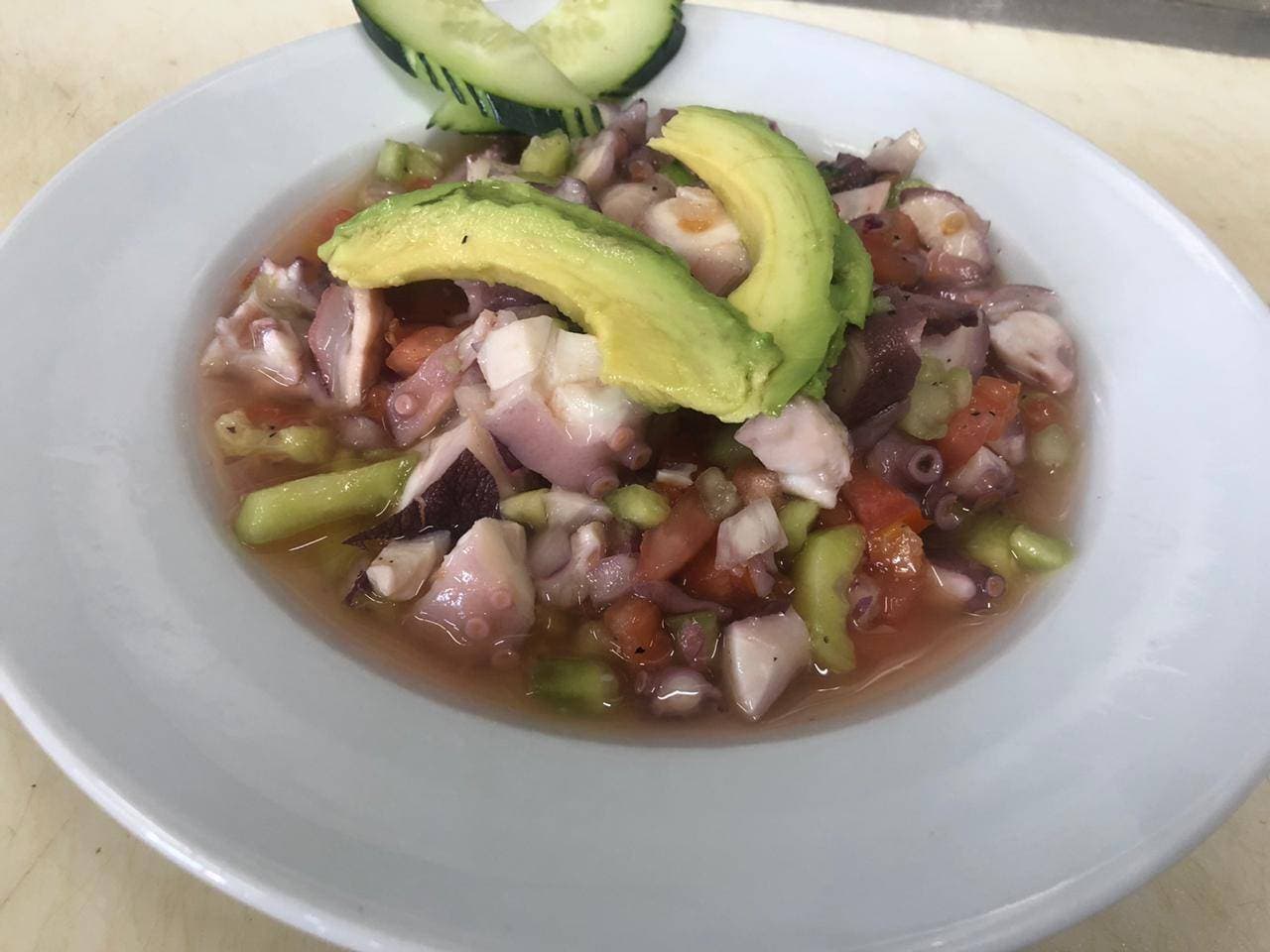 Tostada de Pulpo