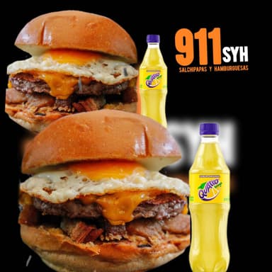 COMBO 2 HAMBURGUESAS HOUSE🍔🍔 + GASEOSAS