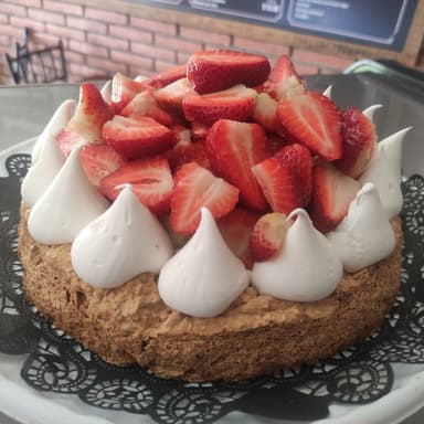 Mostachón  de fresas G