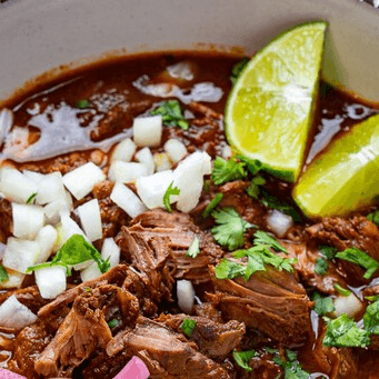 Birria  de Res 1/4 KG + Consome 250 Ml