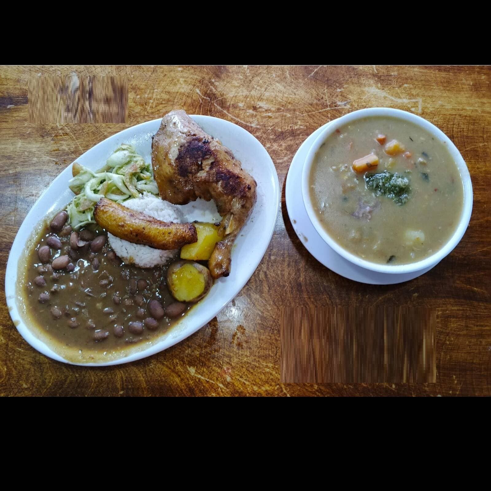 Pollo Asado Frijol