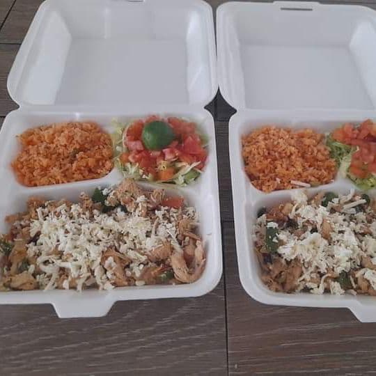 Fajitas a la mexicana.