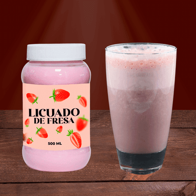 Licuado De Fresa 500 Ml