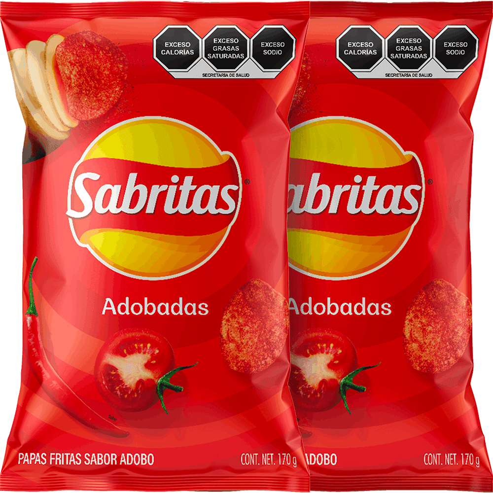 2 SABRITAS ADOBADAS 160GR