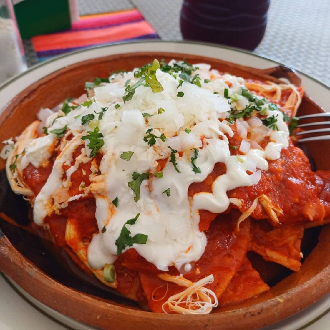 Chilaquiles naturales