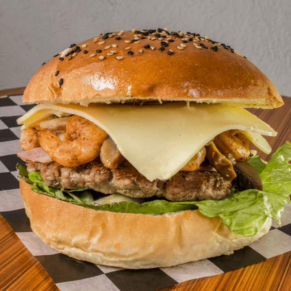 Hamburguesa Mar y Tierra