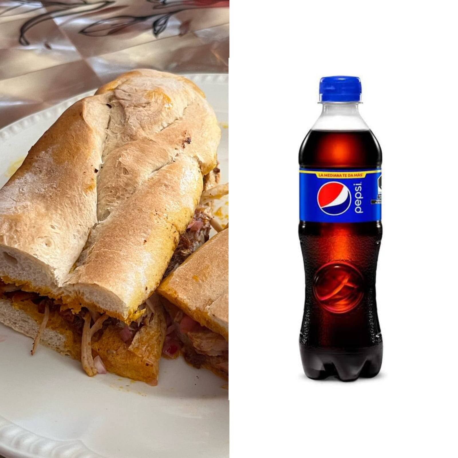Torta + Refresco (600 ML)