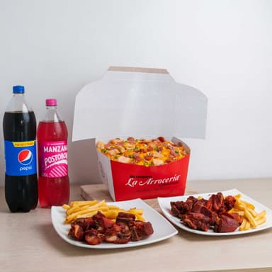 super combo familiar + 2 costillas