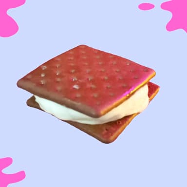 Sandwich de Helado de Vainilla