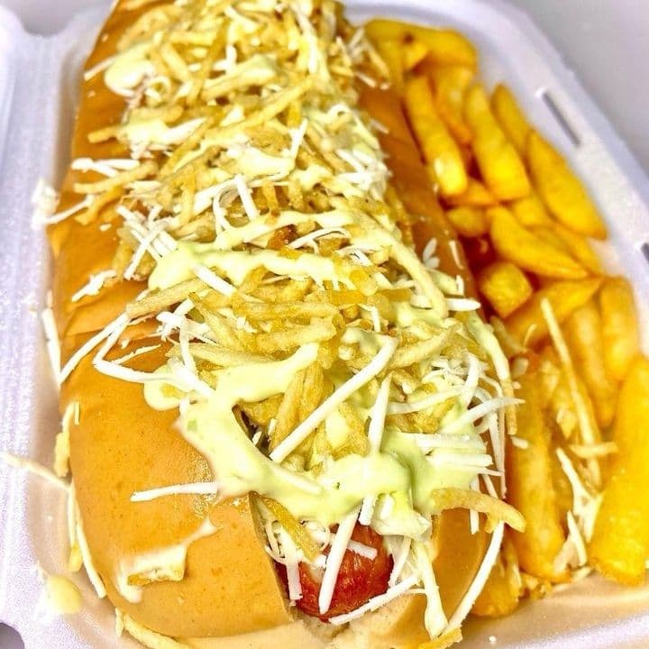 Perro Sencillo + Papas Fritas & Gaseosa 400 Ml